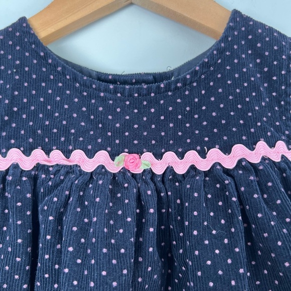 Rare, Too! Polka Dot Ballet Ballerina Dancer Jumper Dress Girls 24M - Picture 3 of 6